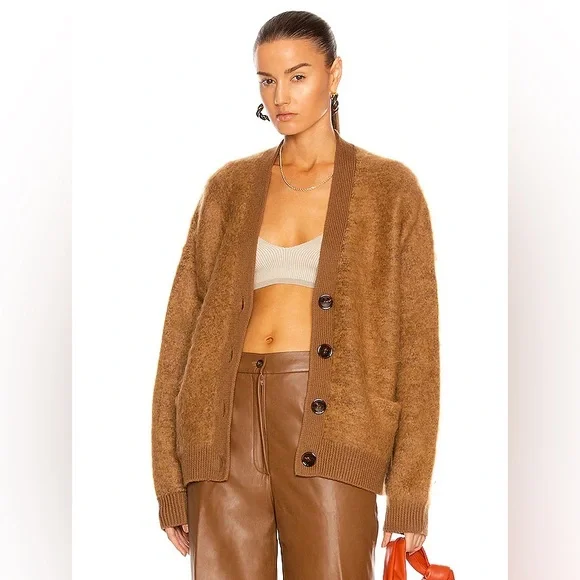 ACNE STUDIOS Rives Mohair Cardigan - Picture 3 of 9